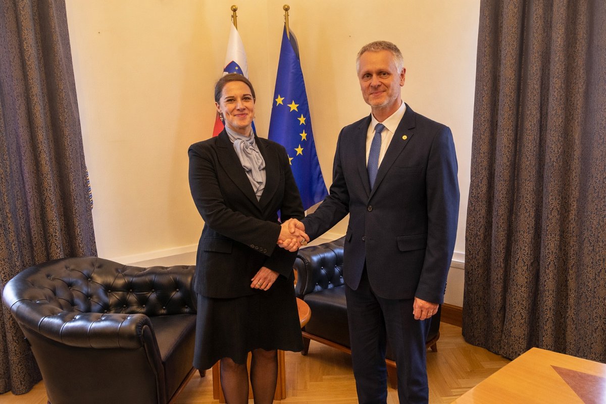Predsednik Vrhovnega sodišča dr. Damjan Orož in Generalna državna odvetnica dr. Ana Kerševan.