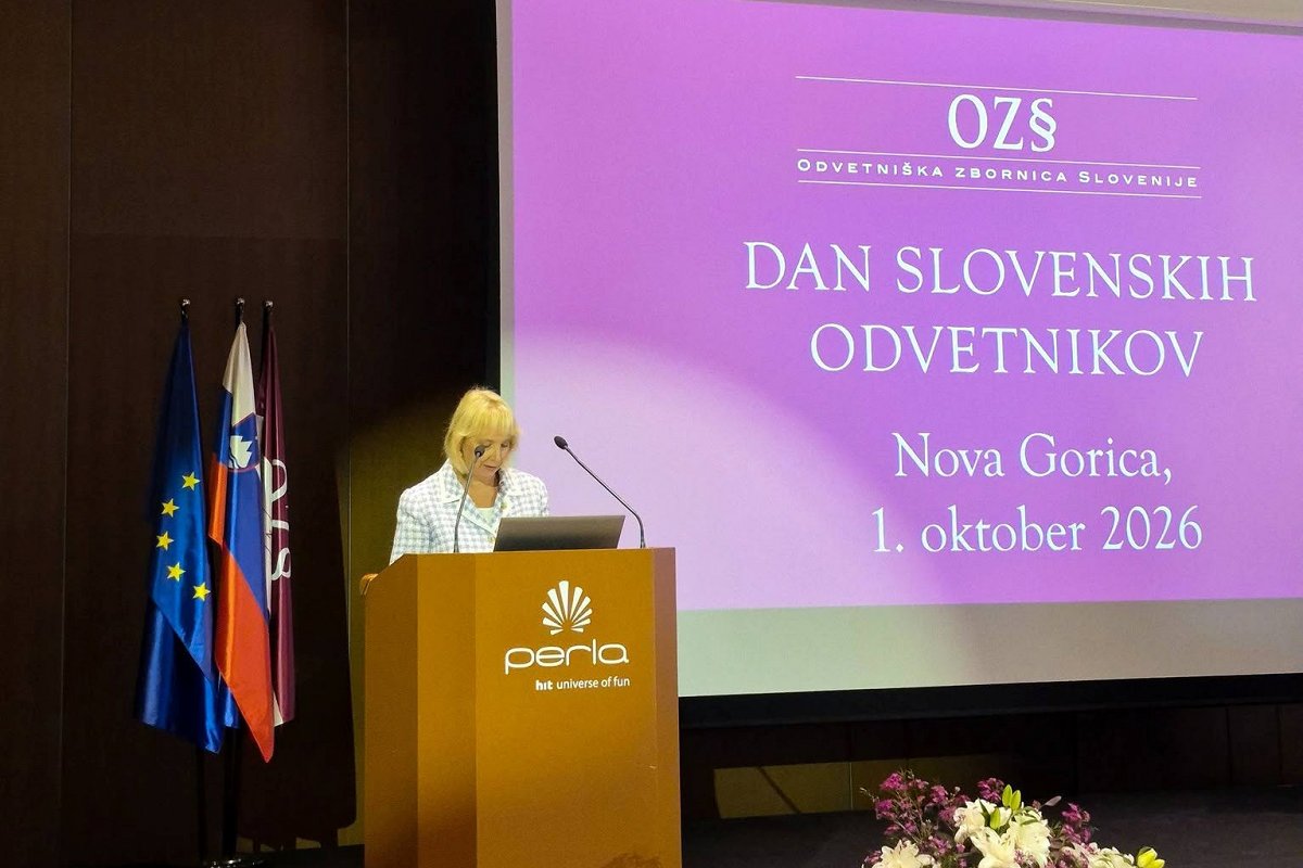 Podpredsednica Vrhovnega sodišča Marjeta Švab Širok na Dnevu slovenskih odvetnikov